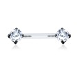 Round Shaped CZ Intimate Piercing INT-03